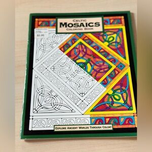 2/$20 | MindWare Celtic Mosaics Coloring Book | Like New Condition